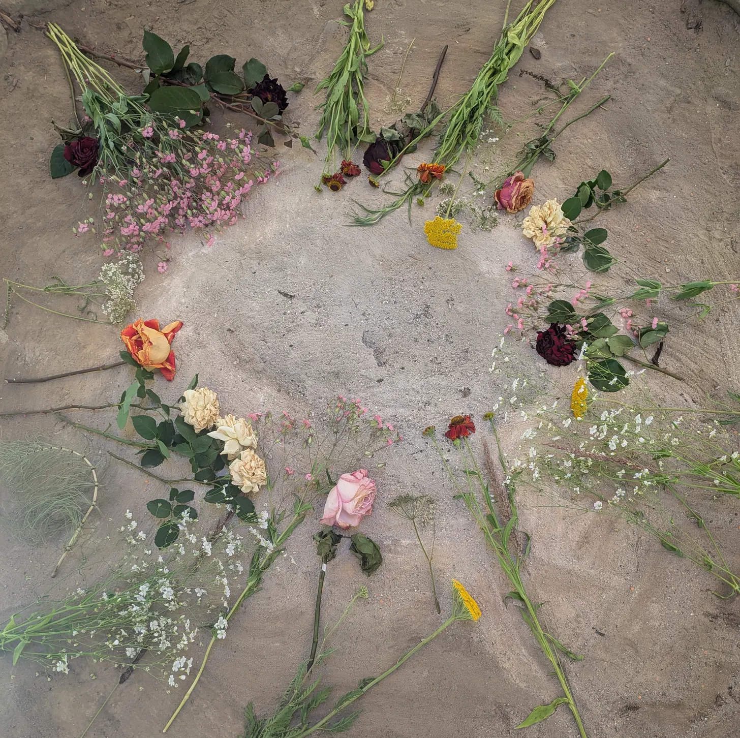 After the grieving fire ritual