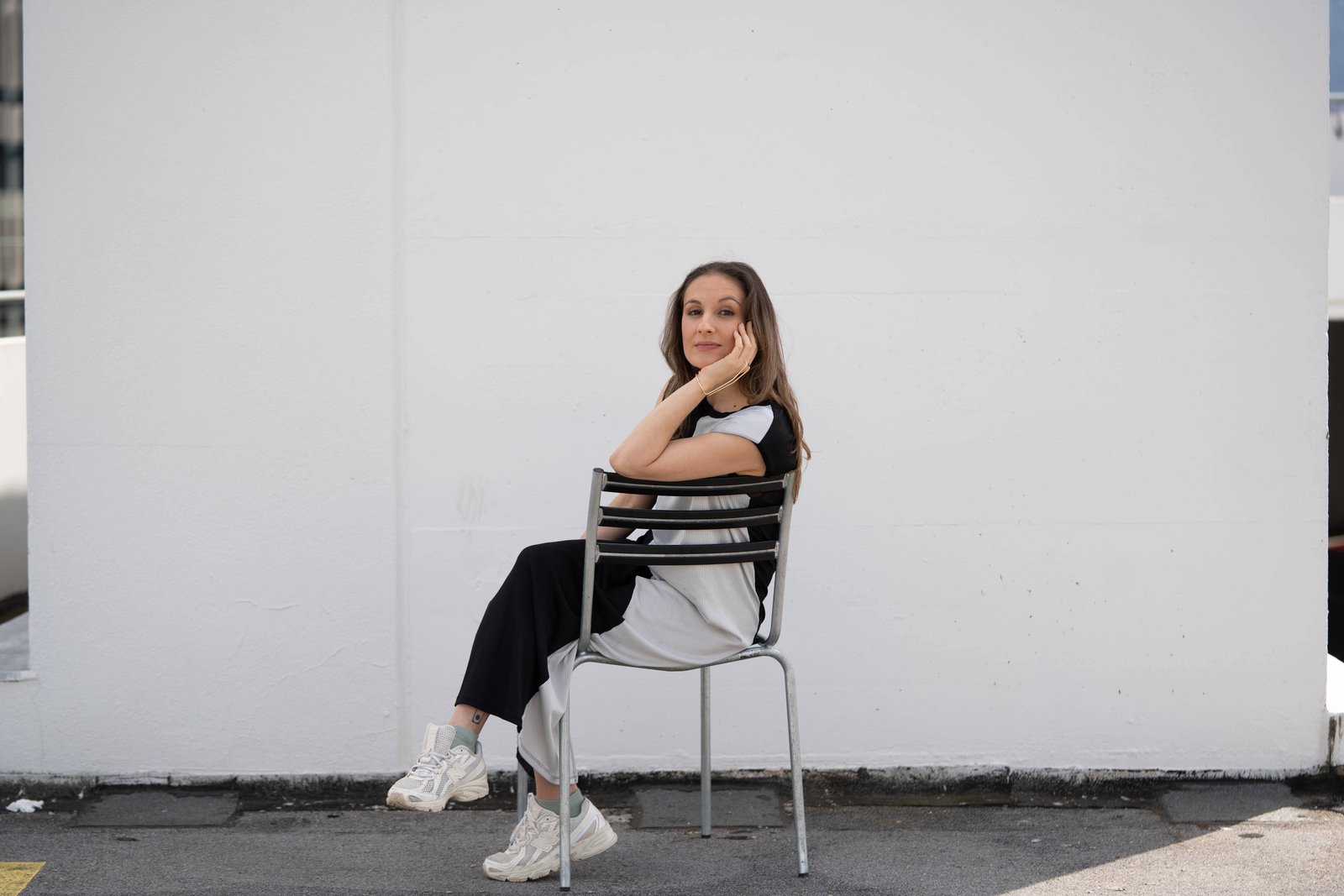 Portrait photograph of Laura Cincera seated, facing the camera.